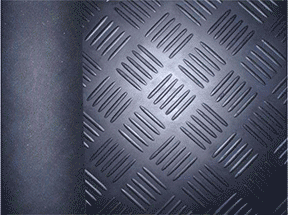 均勻條紋防滑絕緣膠墊，