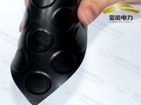 圓凸點防滑絕緣橡膠墊，